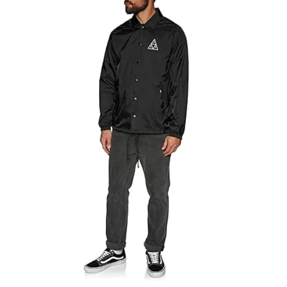 Nike Men's Black Atlanta Limited Long Sleeve Collared Casual Coach Jacket Sz 3XL